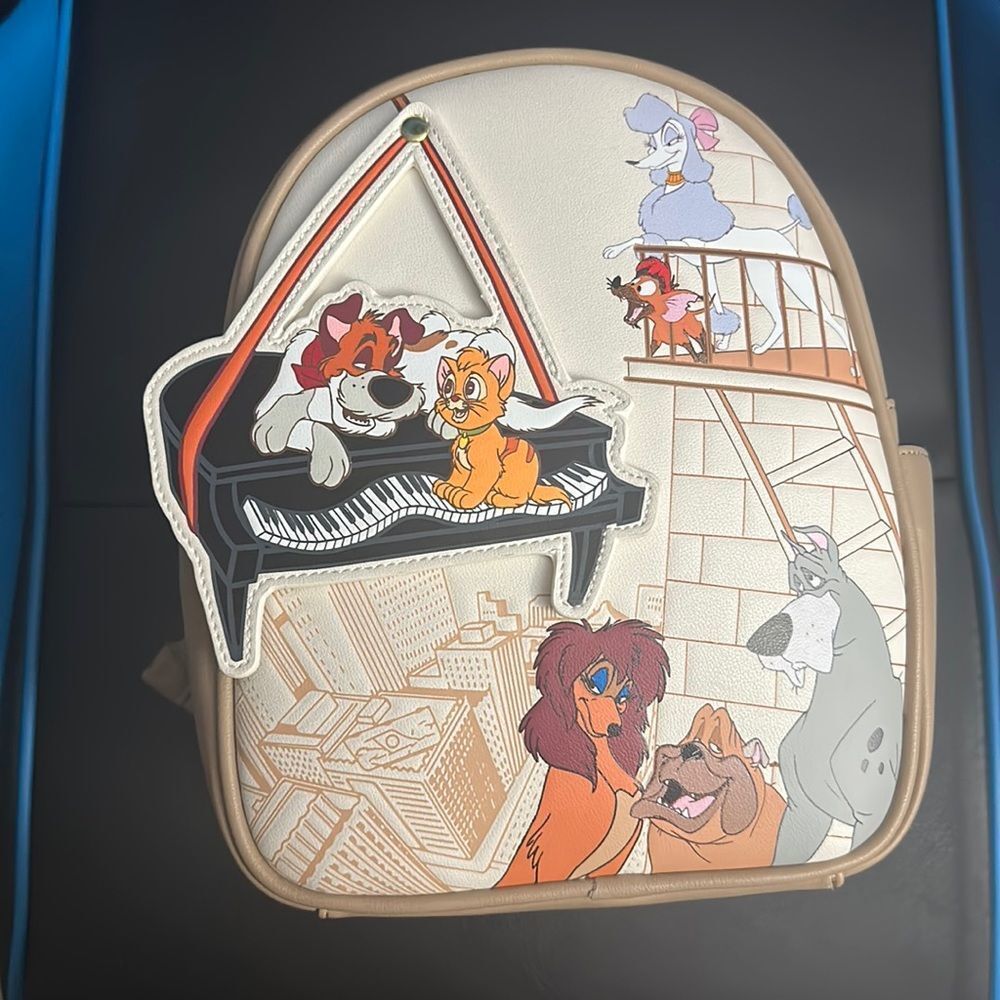 NWT Rare Oliver and Company Hanging Piano Loungefly